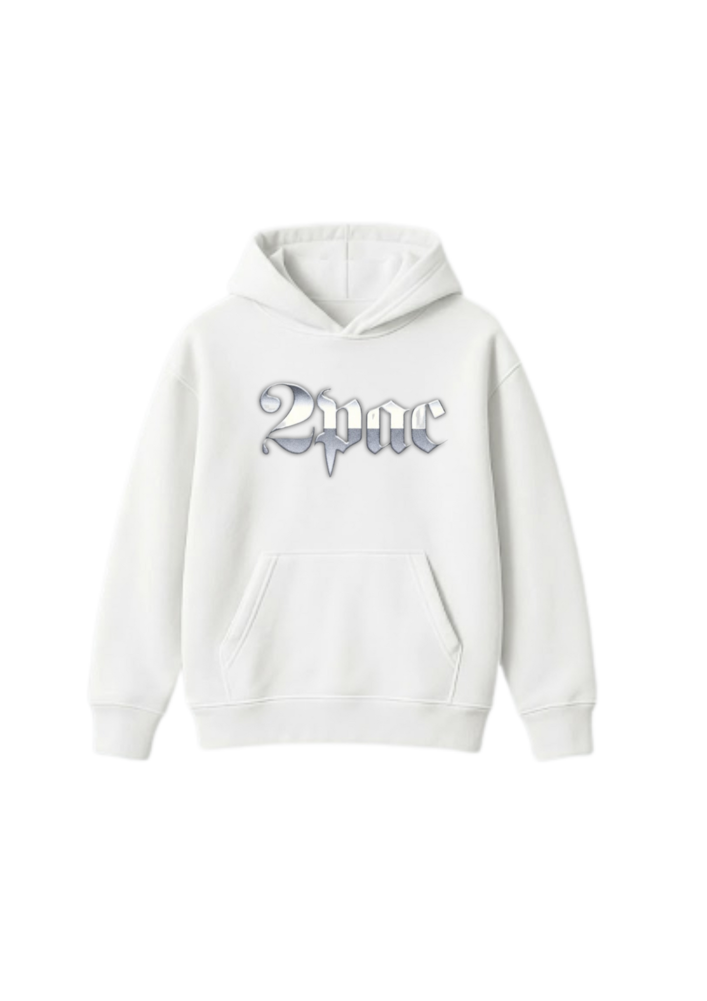 2 Pac Hoodie - White