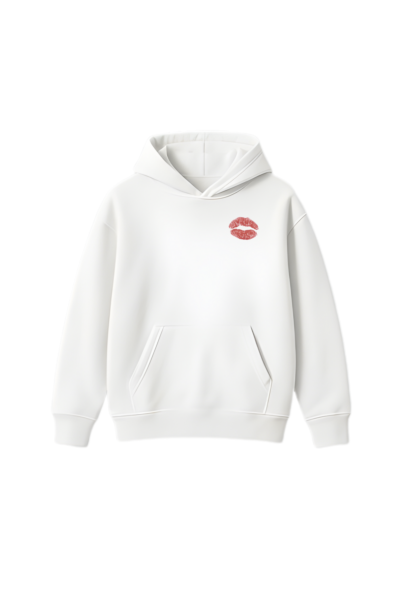 Sabrina Kisses Hoodie - White