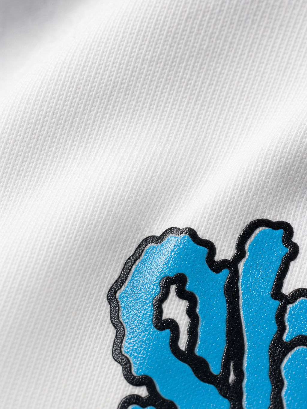 Slipknot Be Autyst White T-shirt – close-up detail