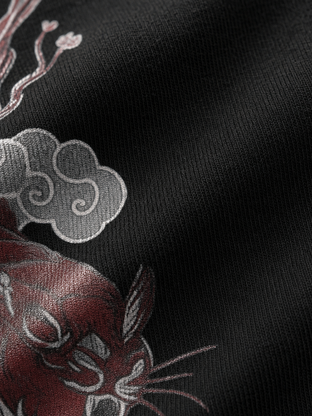 Street Roar Be Autyst Black Coontrast Denim – close-up detail