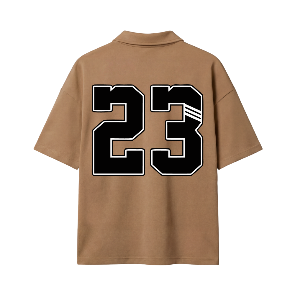 23 Be Autyst Quater Zip Sand T-Shirt