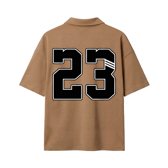 23 Be Autyst Quarter Zip Sand T-Shirt