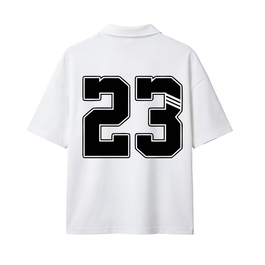23 Be Autyst Quarter Zip White T-Shirt