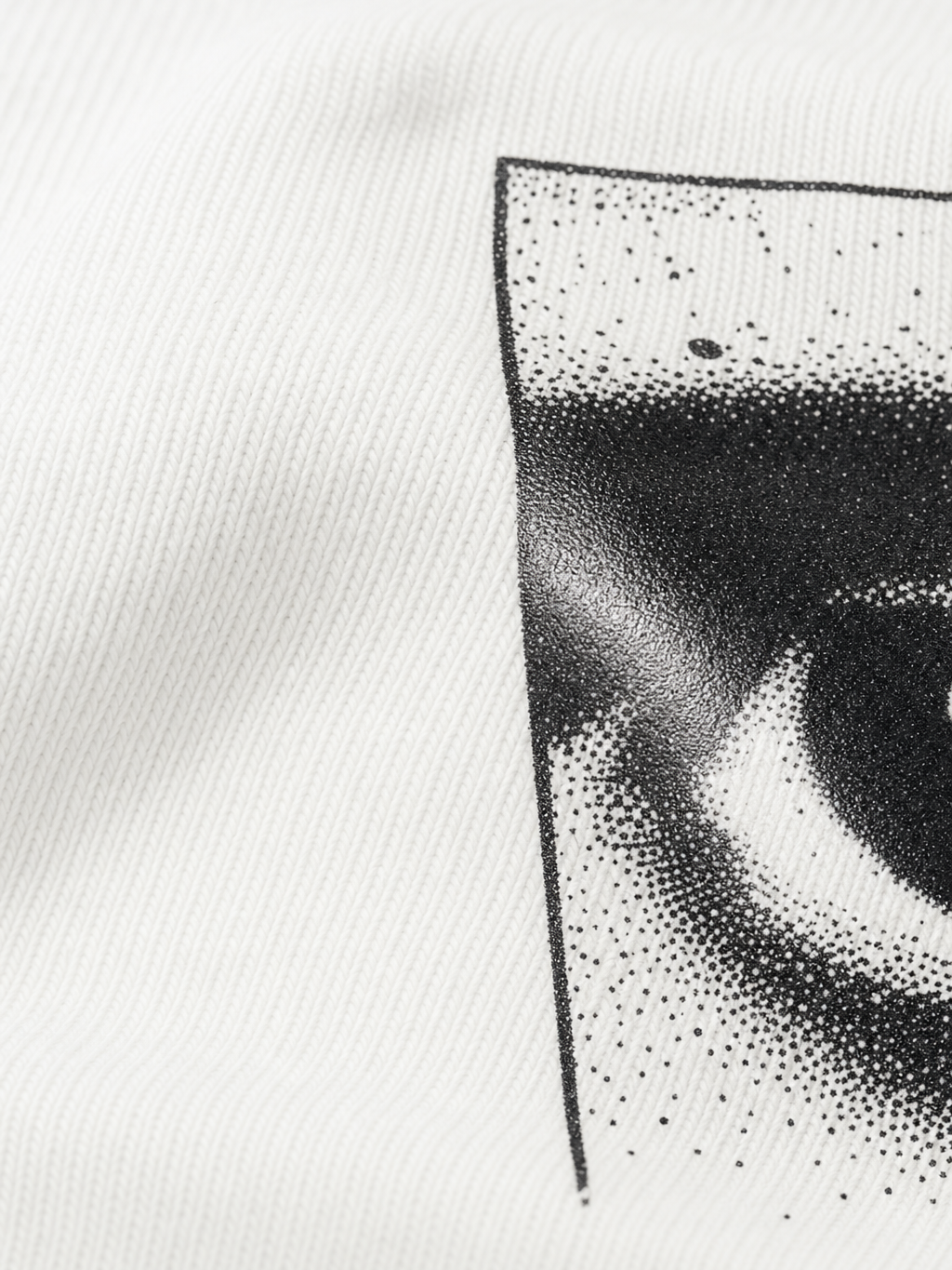 Alternative Be Autyst White T-Shiirt – close-up detail