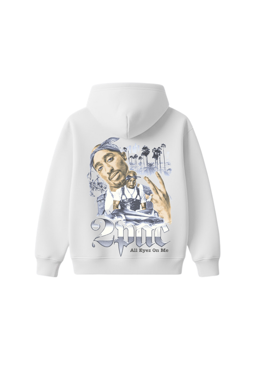 2 Pac Hoodie - White