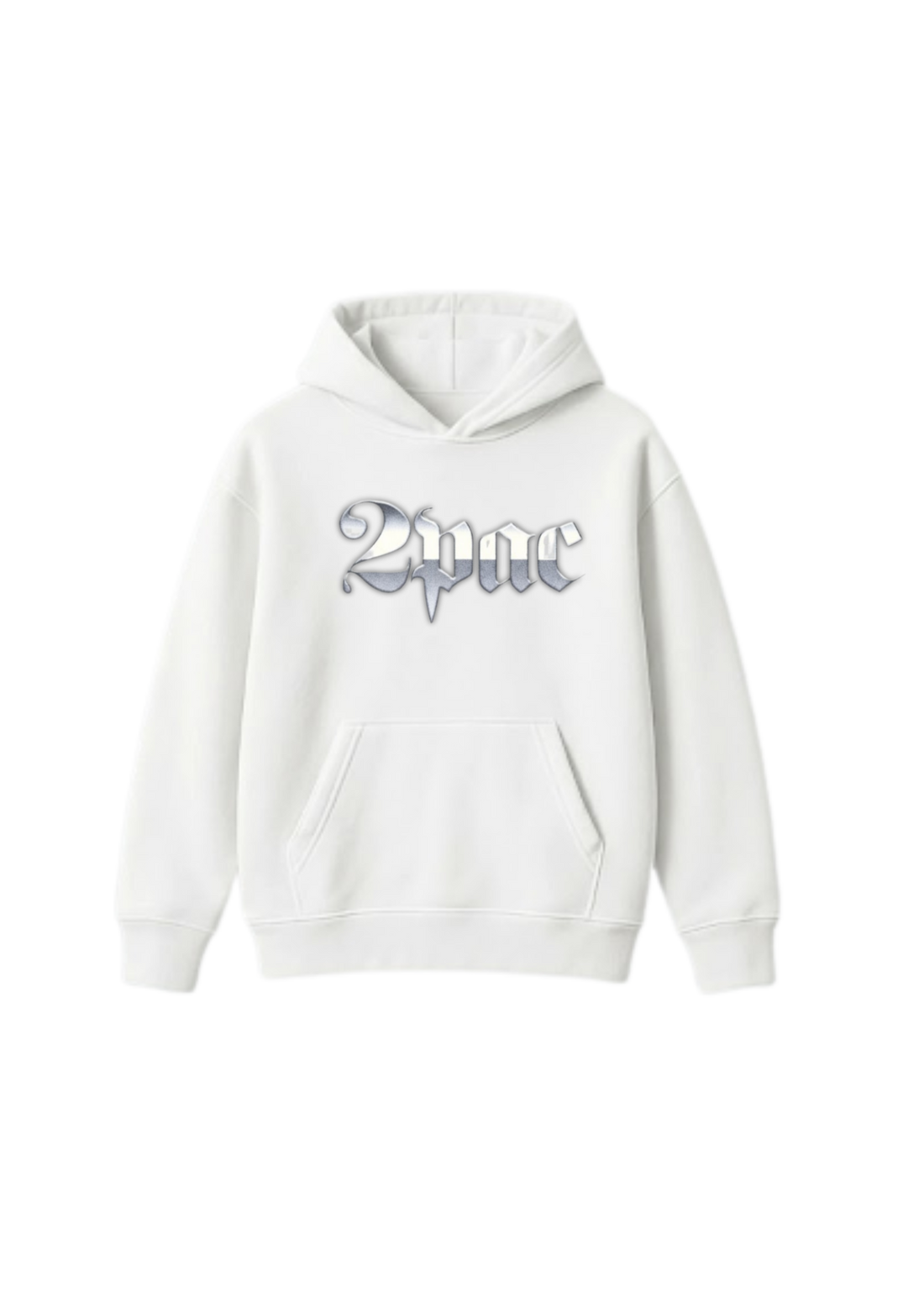 2 Pac Hoodie - White