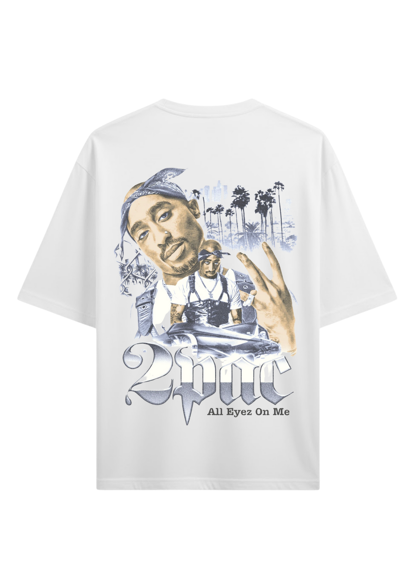 2 Pac Tshirt - White