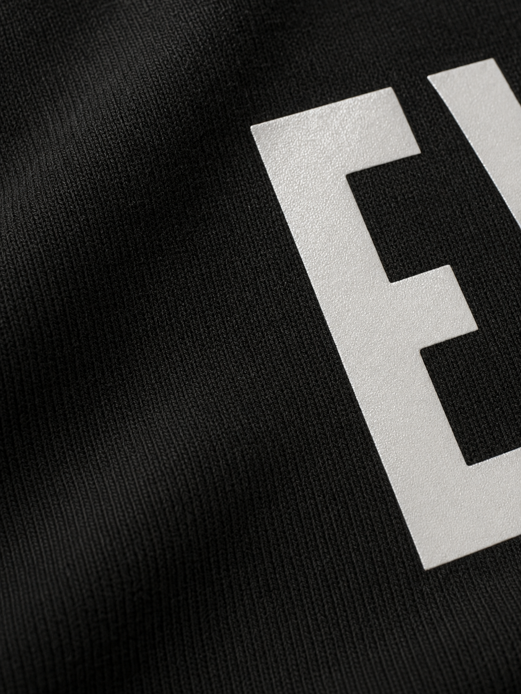 Five Years Be Autyst Black T-Shirt – close-up detail