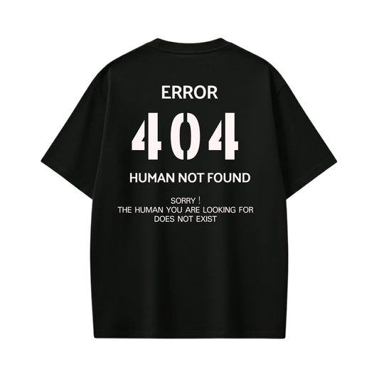 404 BE AUTYST BLACK T-SHIRT