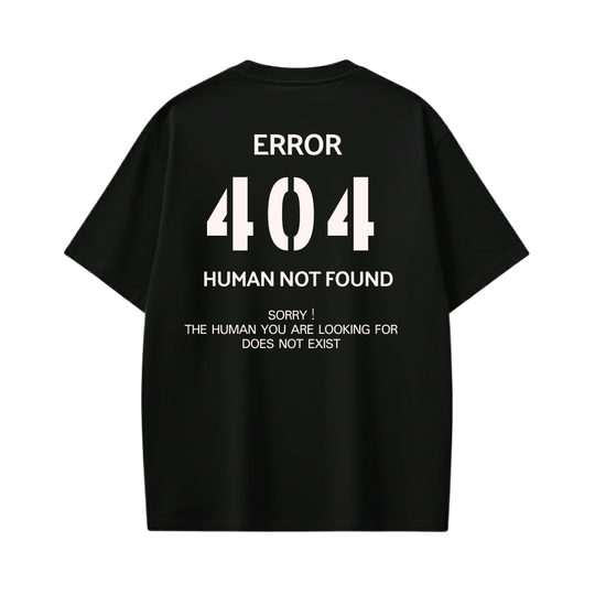 404 Be Autyst Black T-Shirt