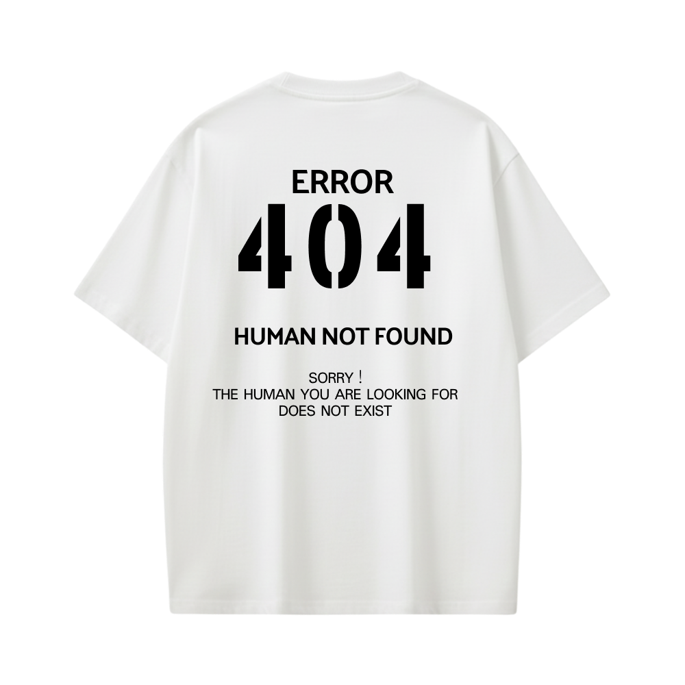 404 BE AUTYST WHITE T-SHIRT