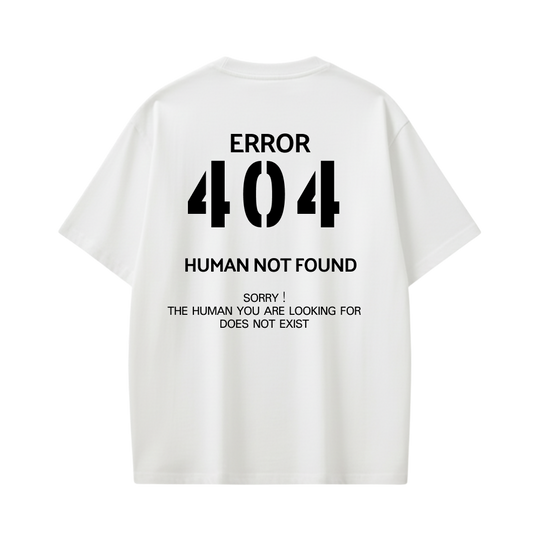 404 Be Autyst White T-Shirt