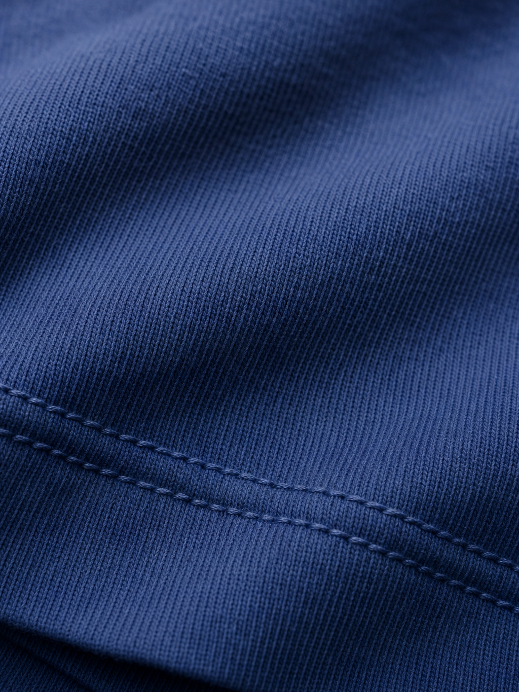 Be Autyst Feb 30 Blue T-Shirt – close-up detail