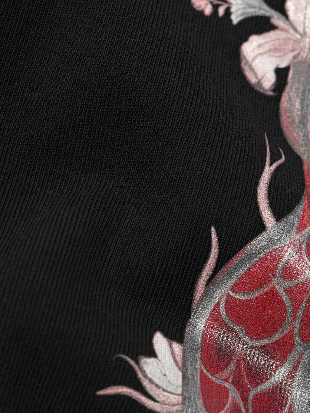 Dragon Strike Be Autyst Black Contrast Denim – close-up detail