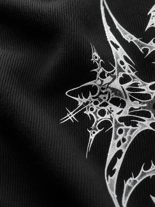 Obsidian Web Black Waffle T-shirt