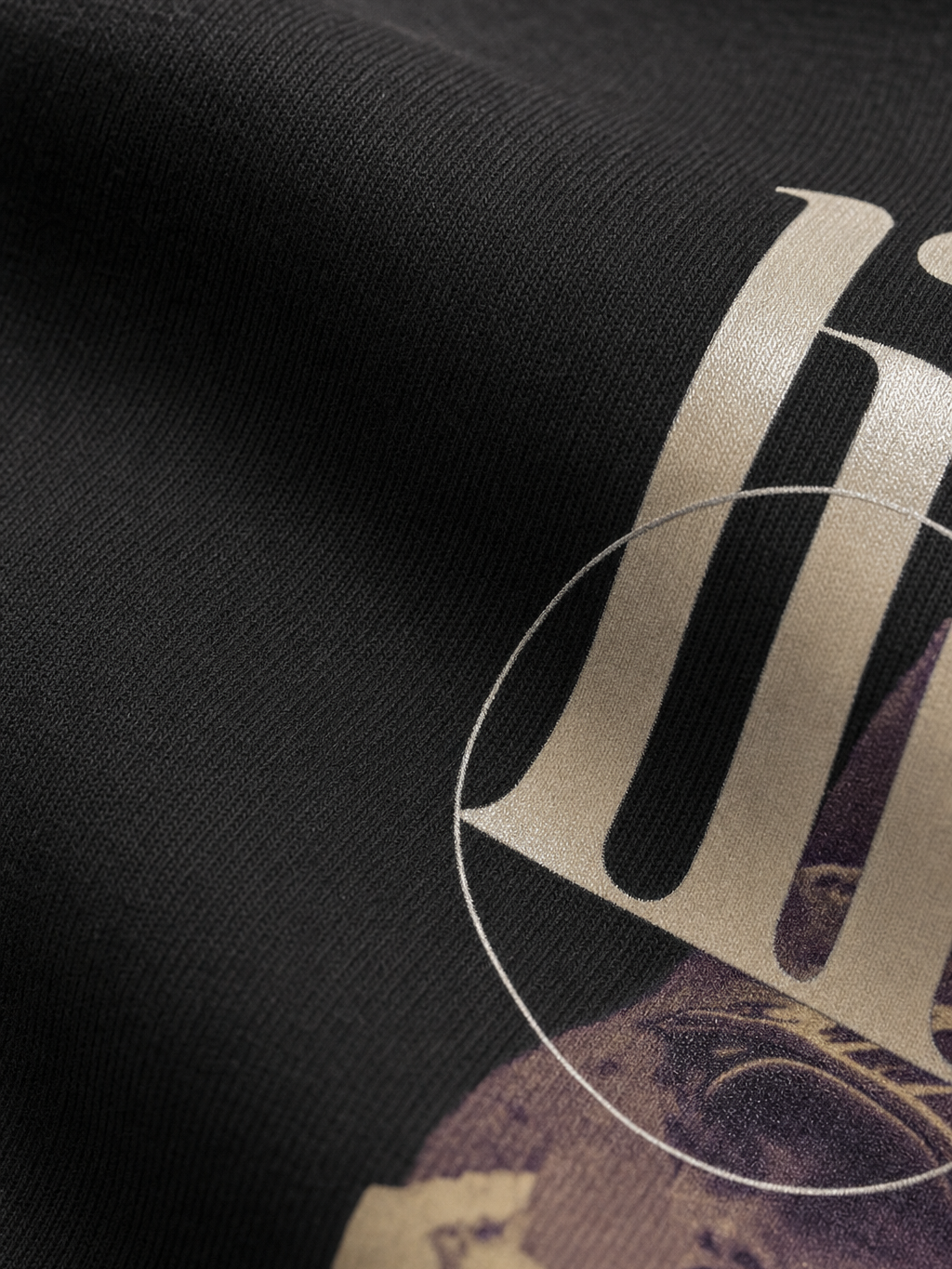 They Not Like Us Kendrick Tshirt - Black – close-up detail