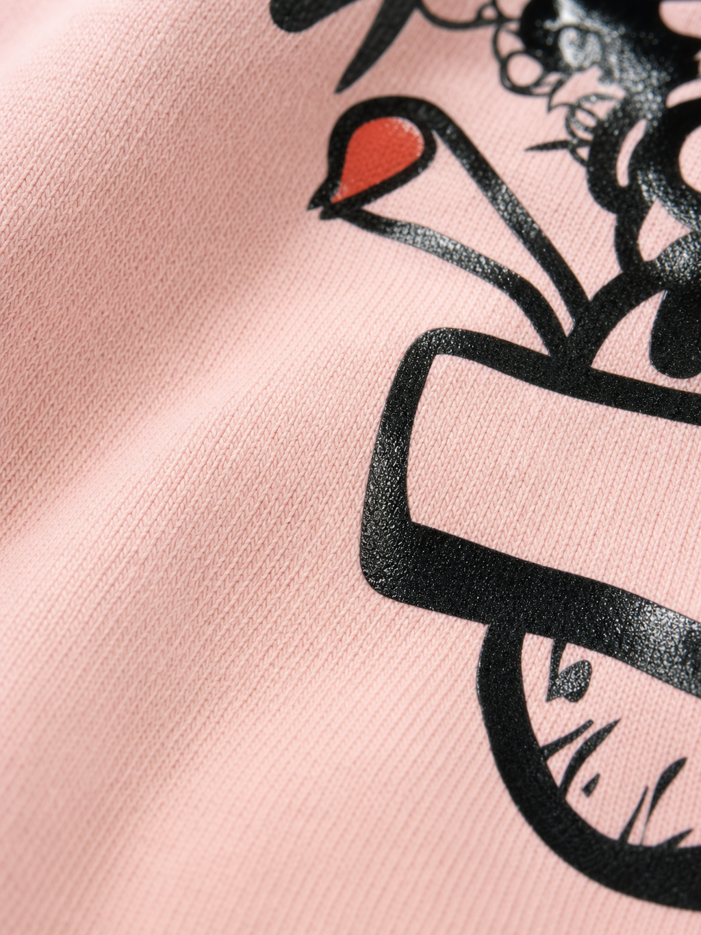 Autist Be Autyst Pink T-Shirt – close-up detail