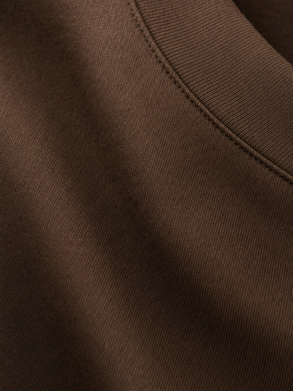 Be Autyst Main Character Brown T-Shirt – close-up detail