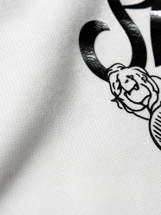 Strange Be Autyst Quarter Zip White T-Shirt