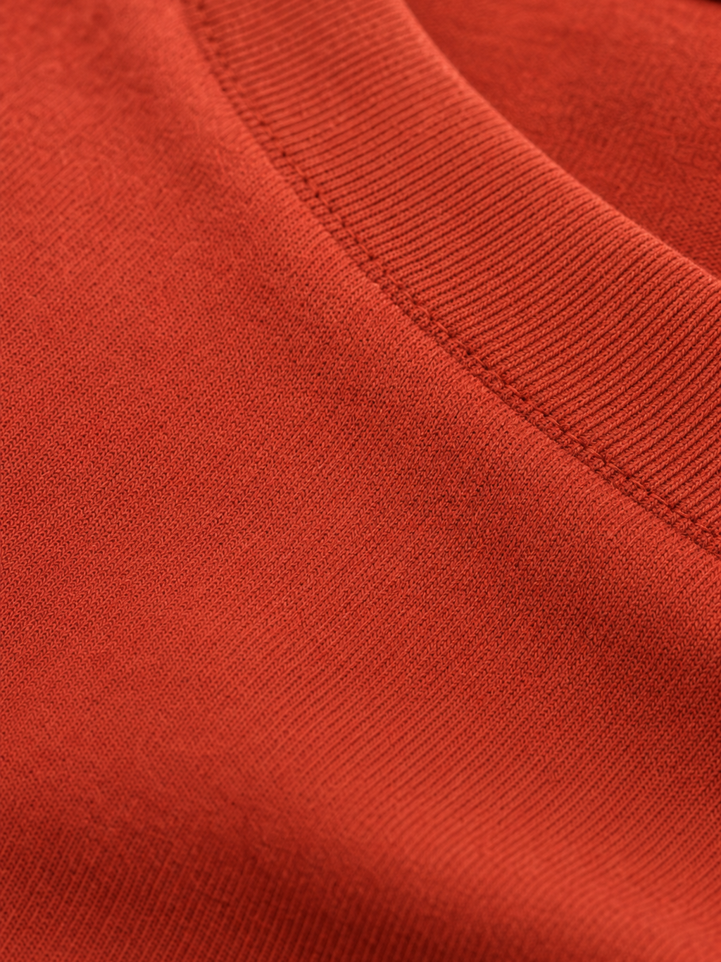 Be Autyst No Filter Red T-Shirt – close-up detail