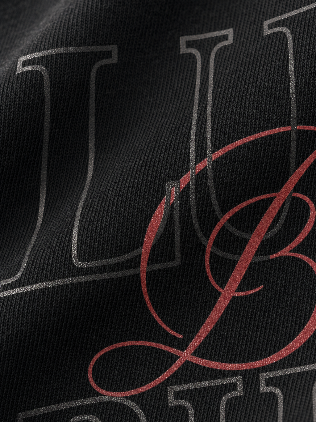 Be Brave Be Autyst Black Shirt – close-up detail