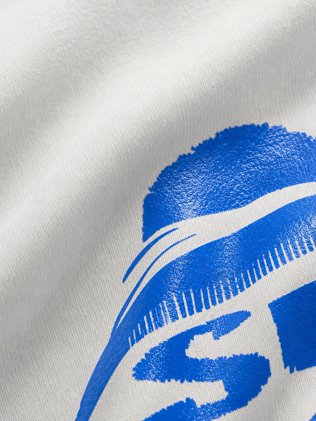 Be Autyst Billie Icon White T-Shirt – close-up detail