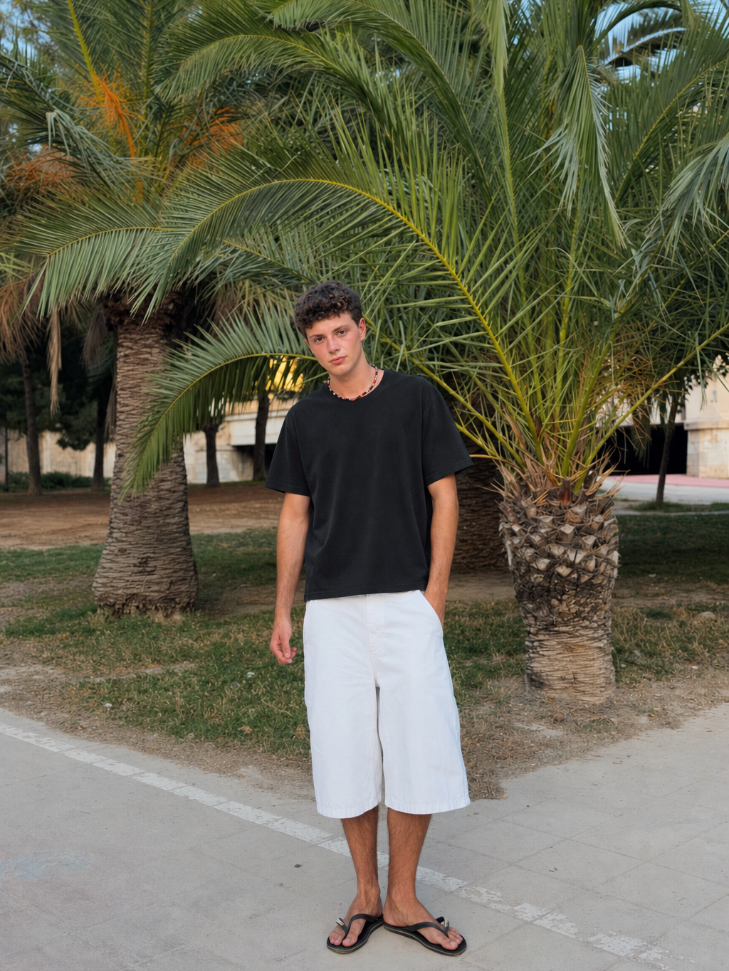 Be Autyst Pure Heart Black T-Shirt – model front
