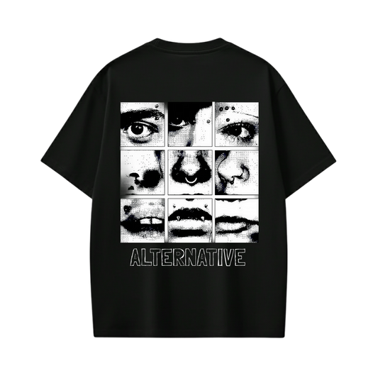 ALTERNATIVE BE AUTYST BLACK T-SHIRT