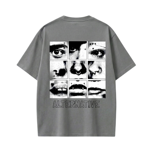 ALTERNATIVE BE AUTYST GREY T-SHIRT