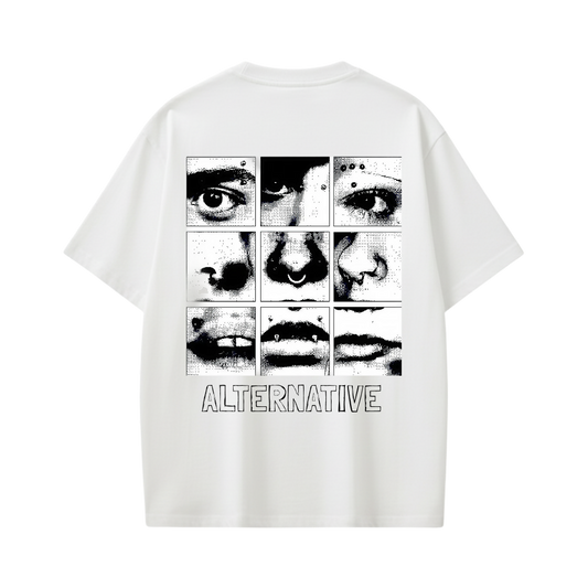 ALTERNATIVE BE AUTYST WHITE T-SHIIRT