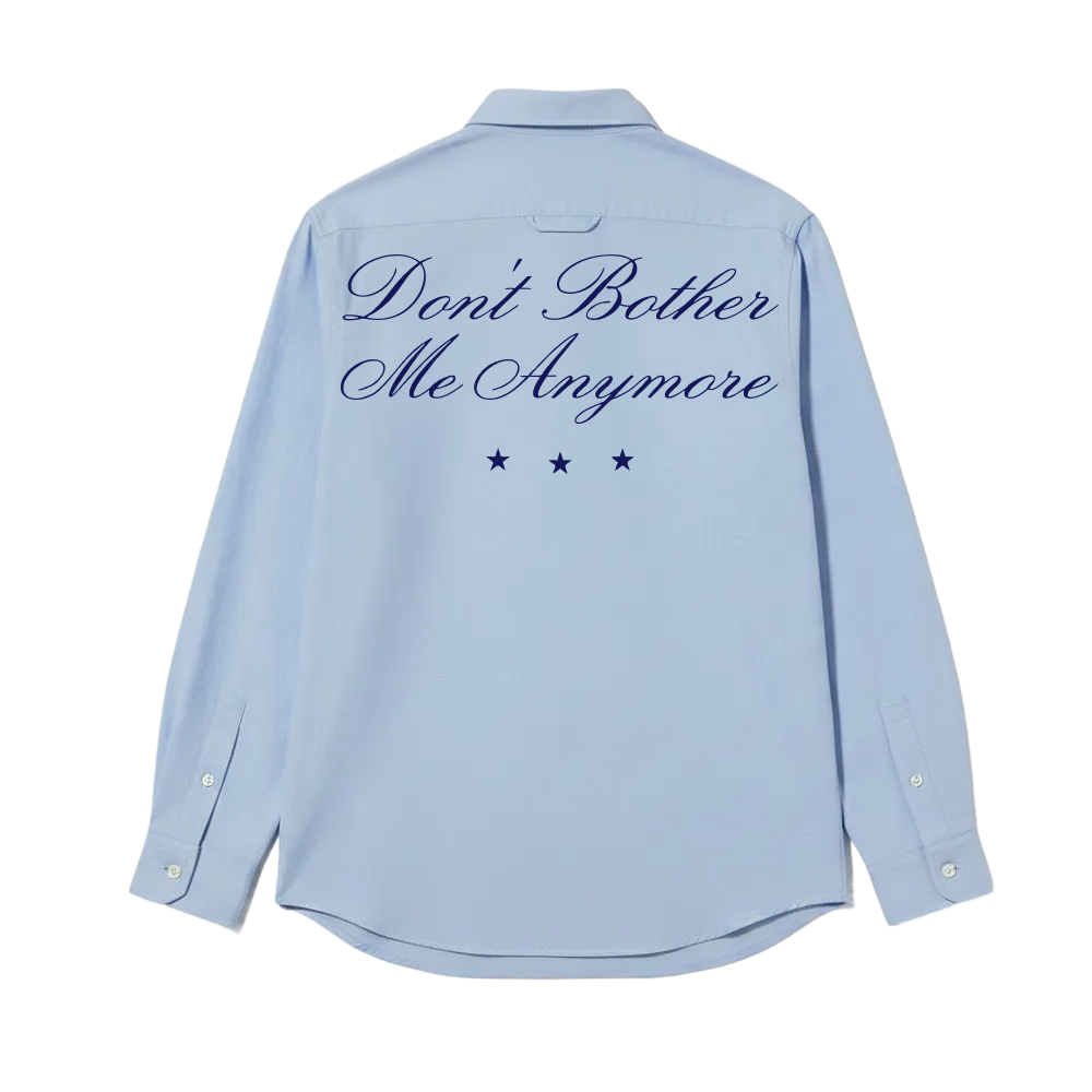 ANYMORE BE AUTYST ICE BLUE SHIRT