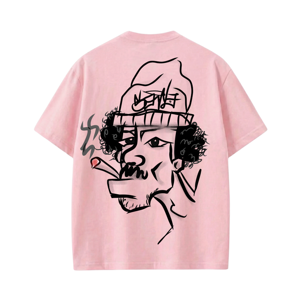AUTIST  BE AUYTST PINK T-SHIRT