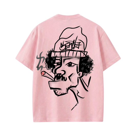 AUTIST  BE AUYTST PINK T-SHIRT