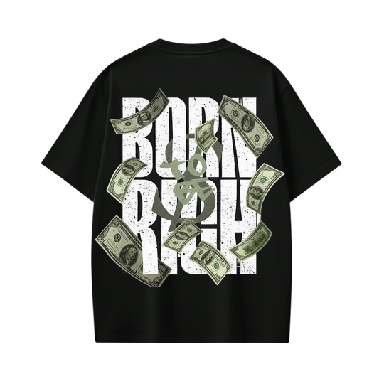 Born To Be Rich Be Autyst Black Tshirt