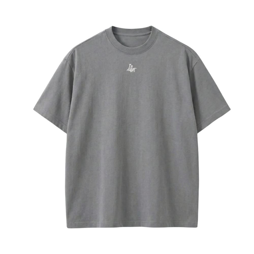 BORN TO BE RICH BE AUTYST GRAY T-SHIRT