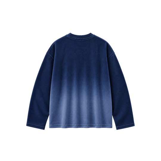 Be Autyst Afterglow Navy Long Sleeve T-Shirt