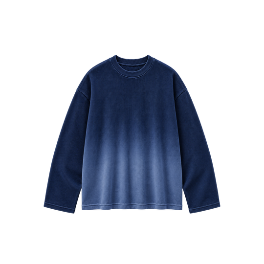 Be Autyst Afterglow Navy Long Sleeve T-Shirt