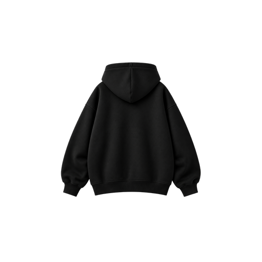 Be Autyst Anti Social Black Fleece Hoodie