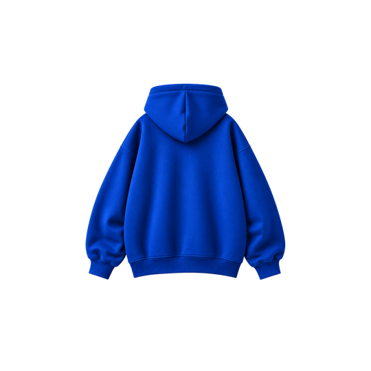Be Autyst Anti Social Blue Fleece Hoodie