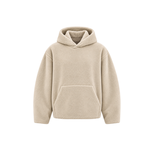Be Autyst Bear Beige Sherpa Hoodie