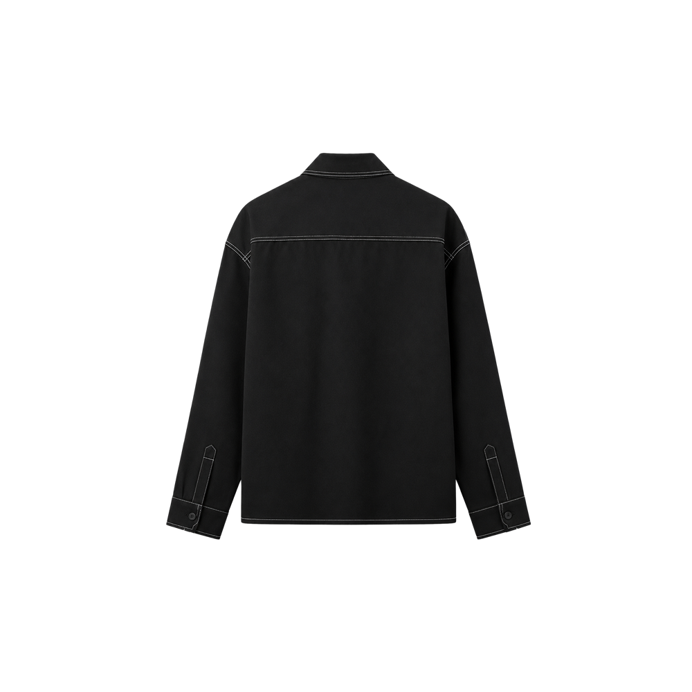 Be Autyst Black Canvas Overshirt