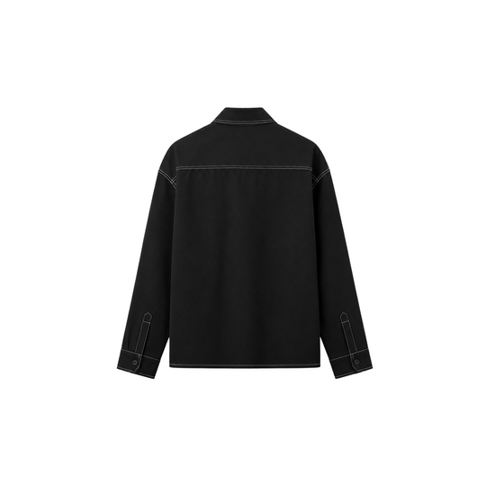 Be Autyst Black Canvas Overshirt