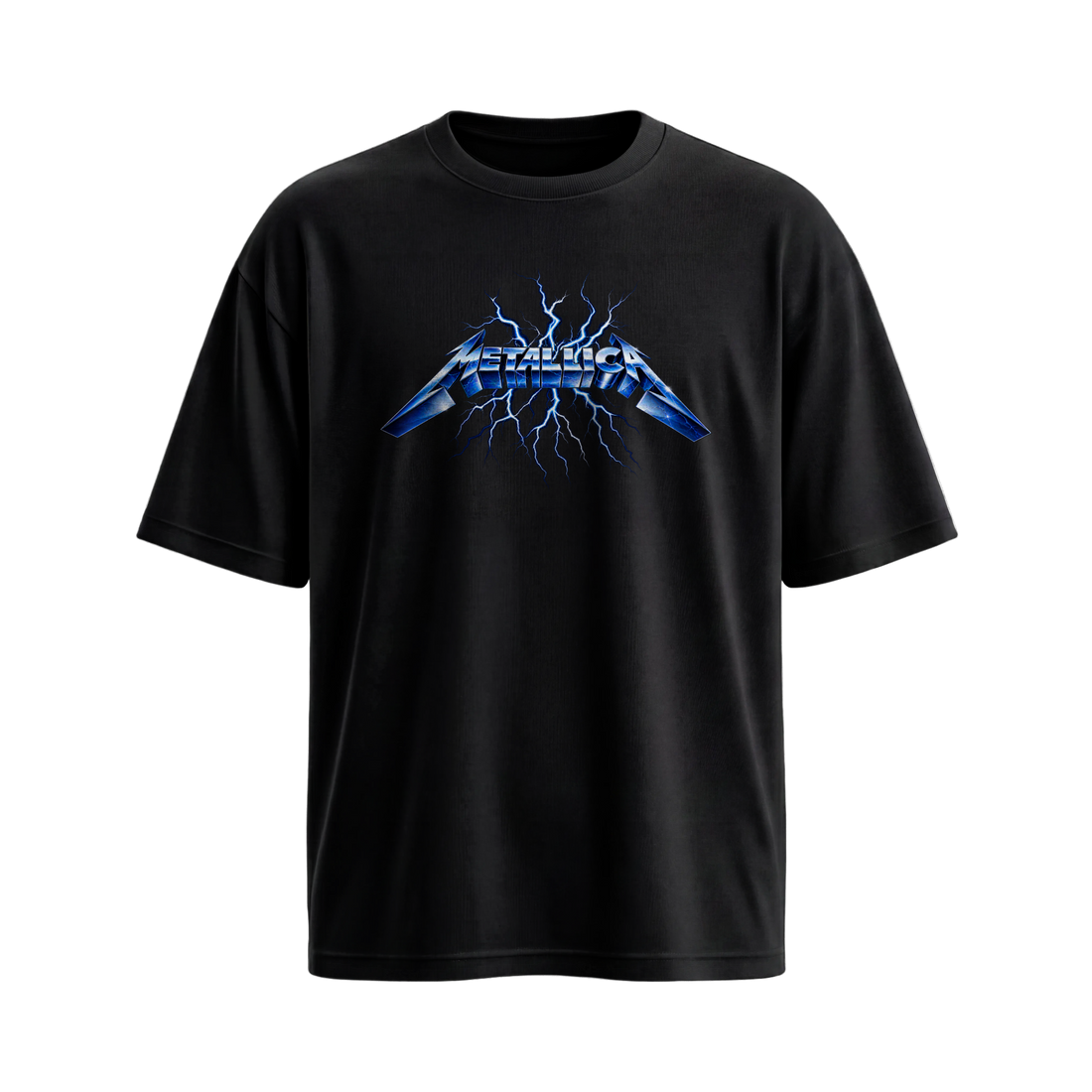 Be Autyst Metallica Spark Black T-Shirt