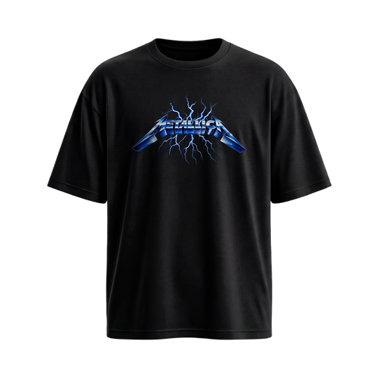 Be Autyst Metallica Spark Black T-Shirt