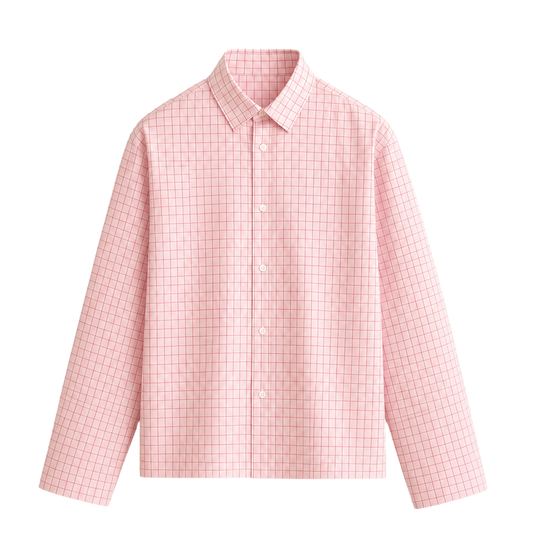 Be Autyst Blush Check Shirt