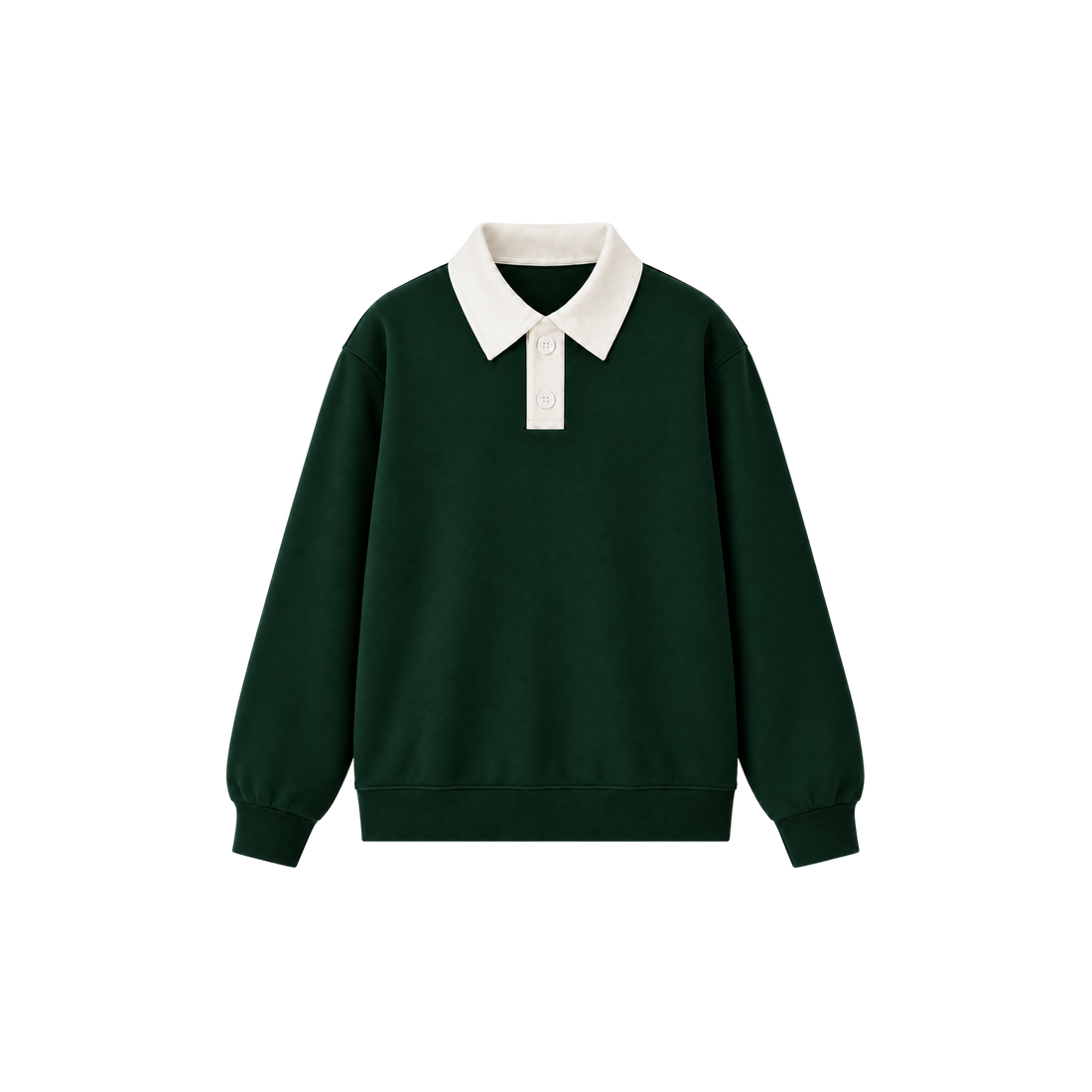 Be Autyst Deadstock Forest Green Polo Sweatshirt