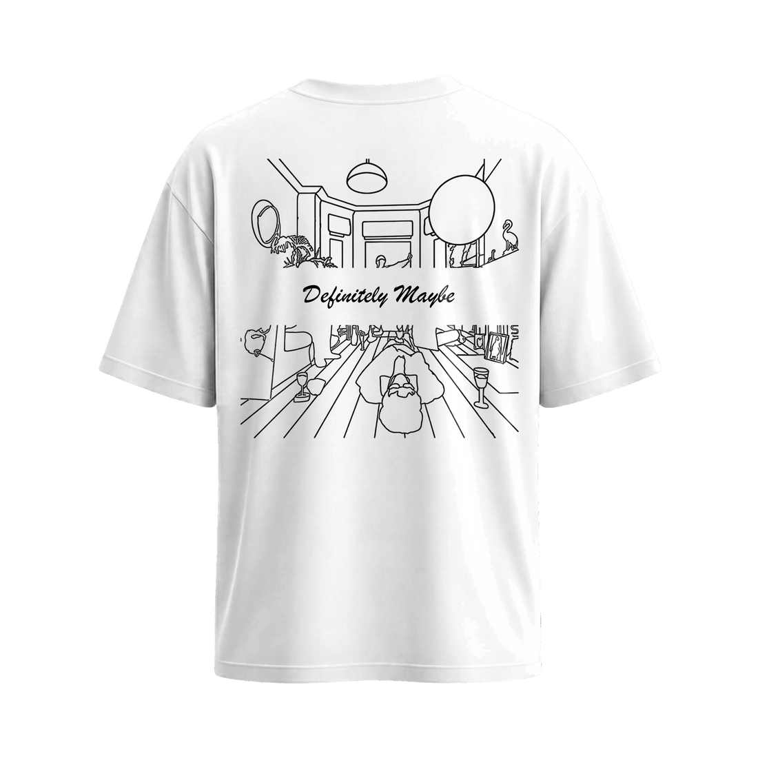 Be Autyst Definitely Maybe Life White T-Shirt