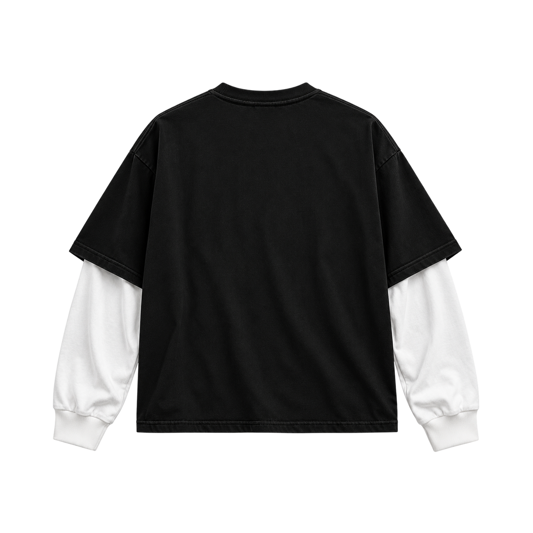 Be Autyst Double Vision Black Layered T-Shirt