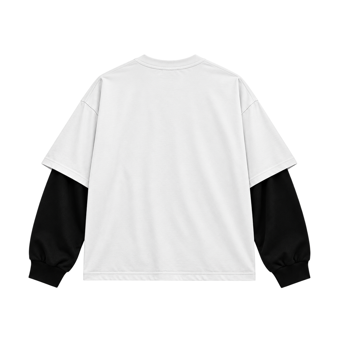 Be Autyst Double Vision White Layered T-Shirt