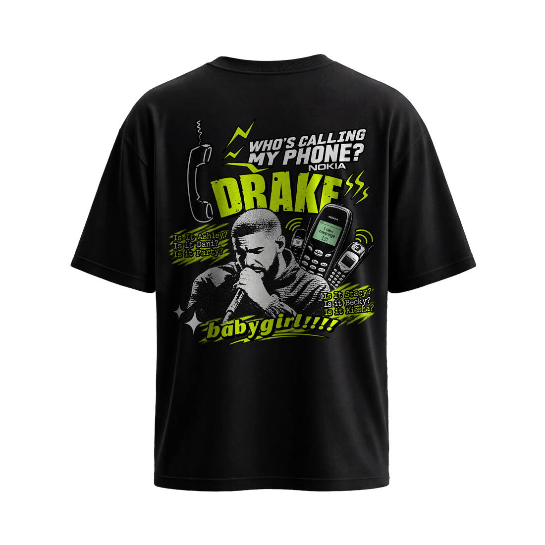 Be Autyst Drake Black T-Shirt